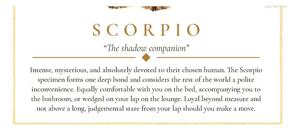 Scorpio Yorkshire Terrier | Botanical Dog Zodiac Print | Instant Download