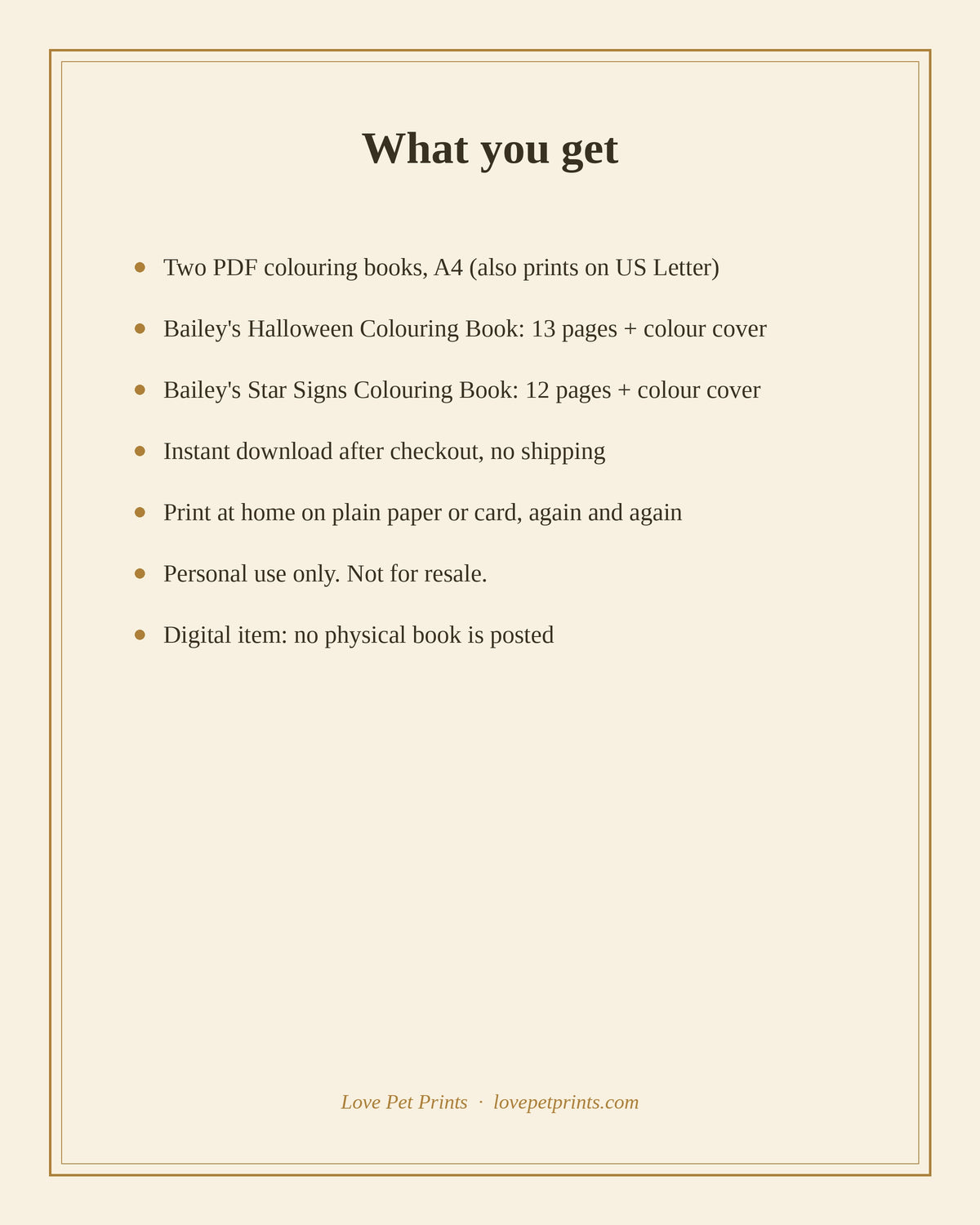 Bailey Colouring Book Bundle