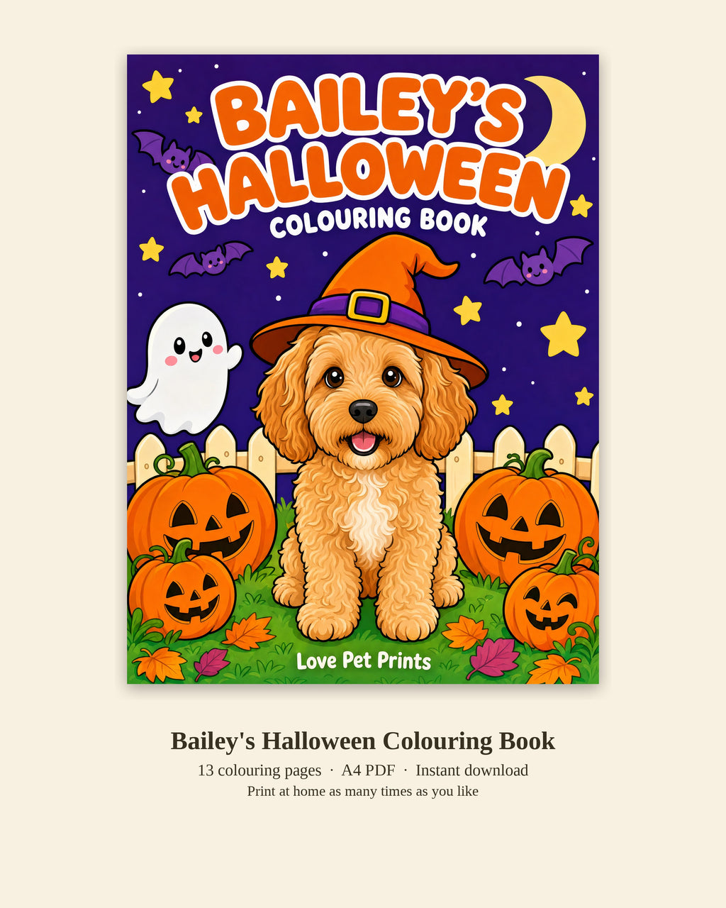 Bailey's Halloween Colouring Book