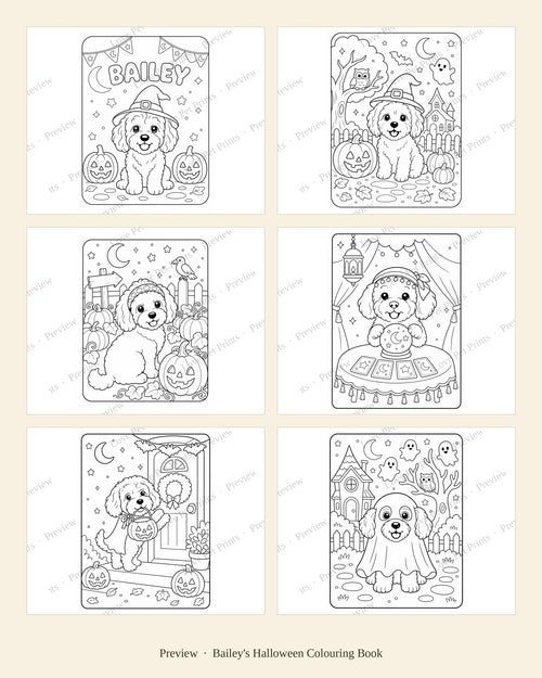 Bailey's Halloween Colouring Book