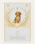 Leo Beagle — Dog Zodiac Print | Instant Download