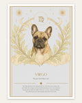 Virgo French Bulldog — Dog Zodiac Print | Instant Download