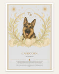 Capricorn German Shepherd — Dog Zodiac Print | Instant Download